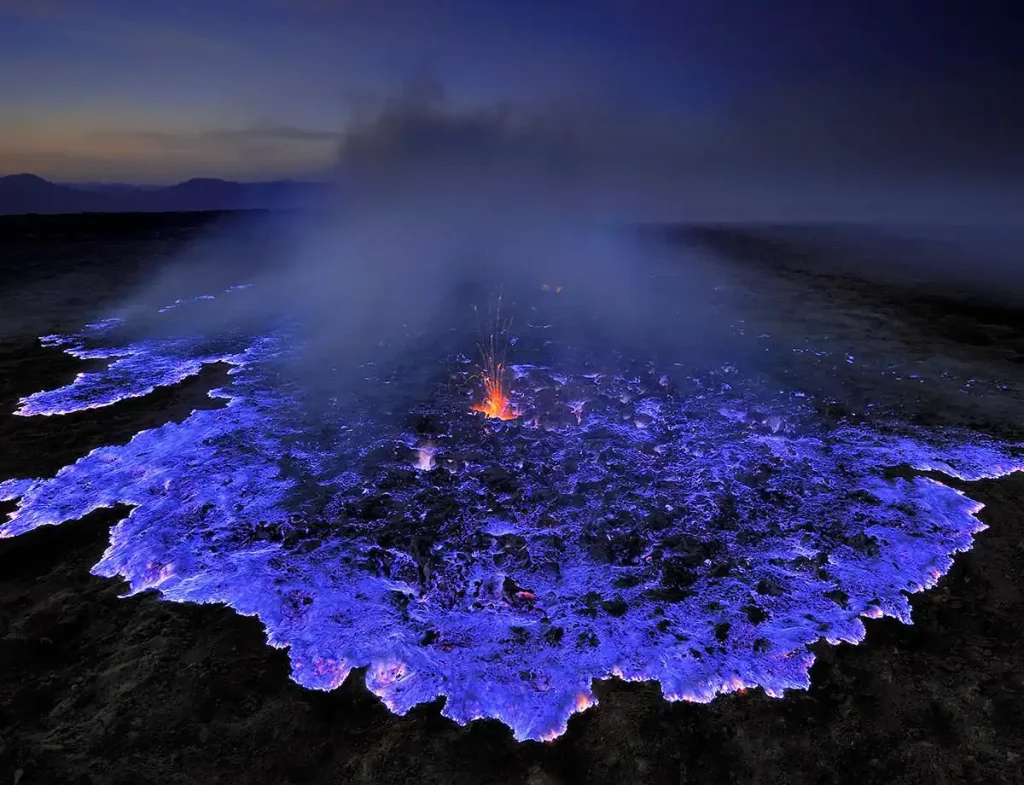 The Kawah Ijen Volcano in Java