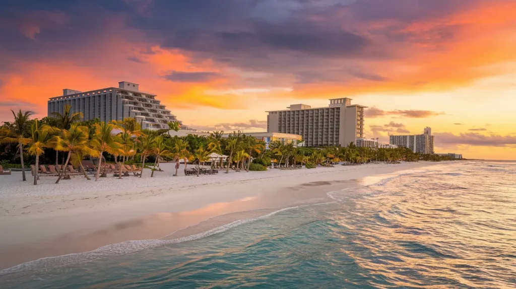 Cancuns Beach Scene 1