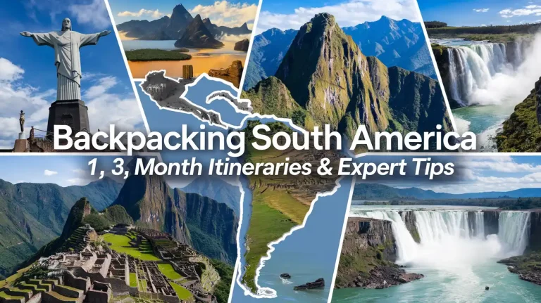 Backpacking South America 1, 3, 6 Month Itineraries & Expert Tips