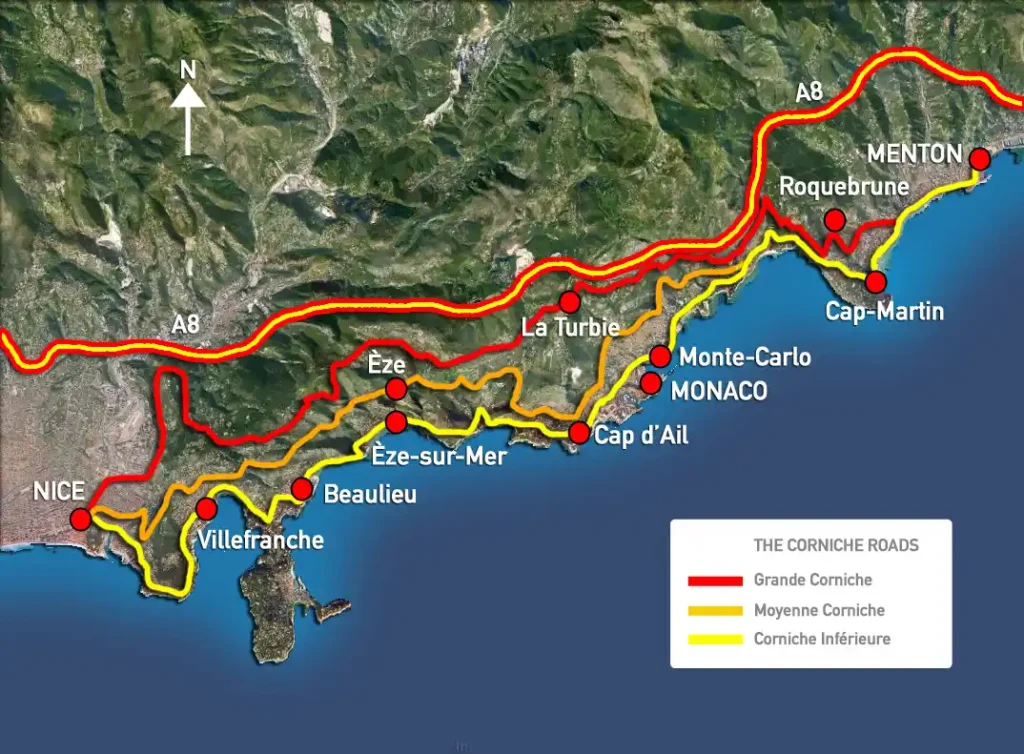 French Riviera Loop route europe