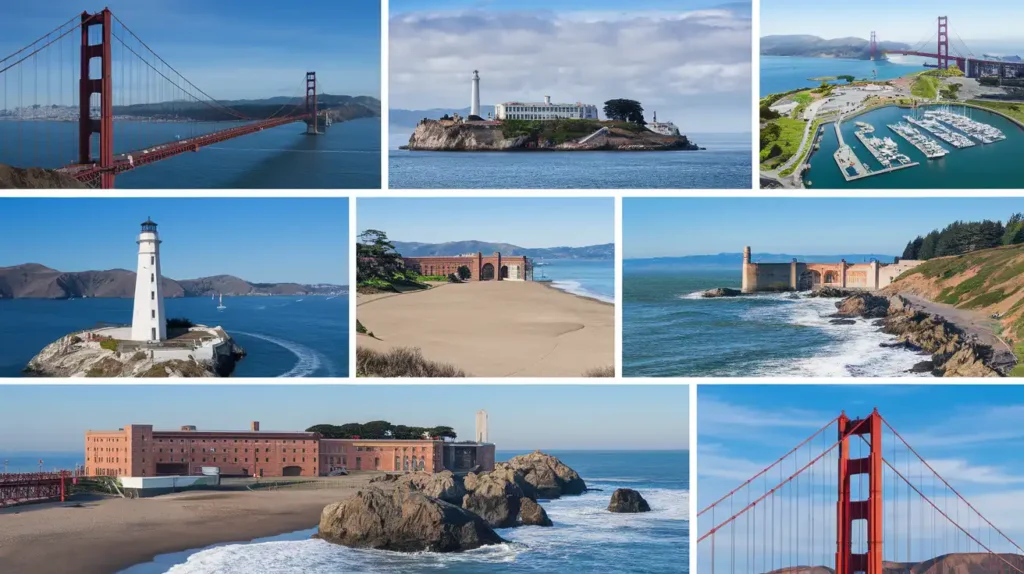 Tourist Attractions near Crossing Golden Gate Bridge 1